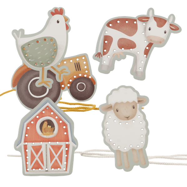 Lacing Cards - Little Farm