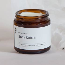 Orange and Basil Body Butter