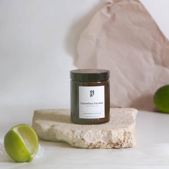 Somewhere Far Away - Coconut, Vanilla & Lime Candle