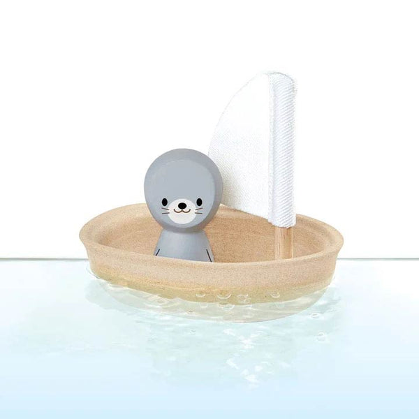 Sailing seal boat